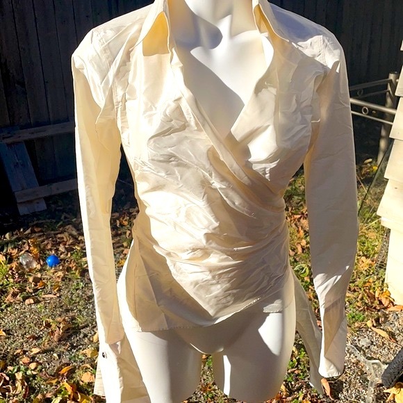 Ann Taylor Silk Dress wrap Top - Picture 4 of 13